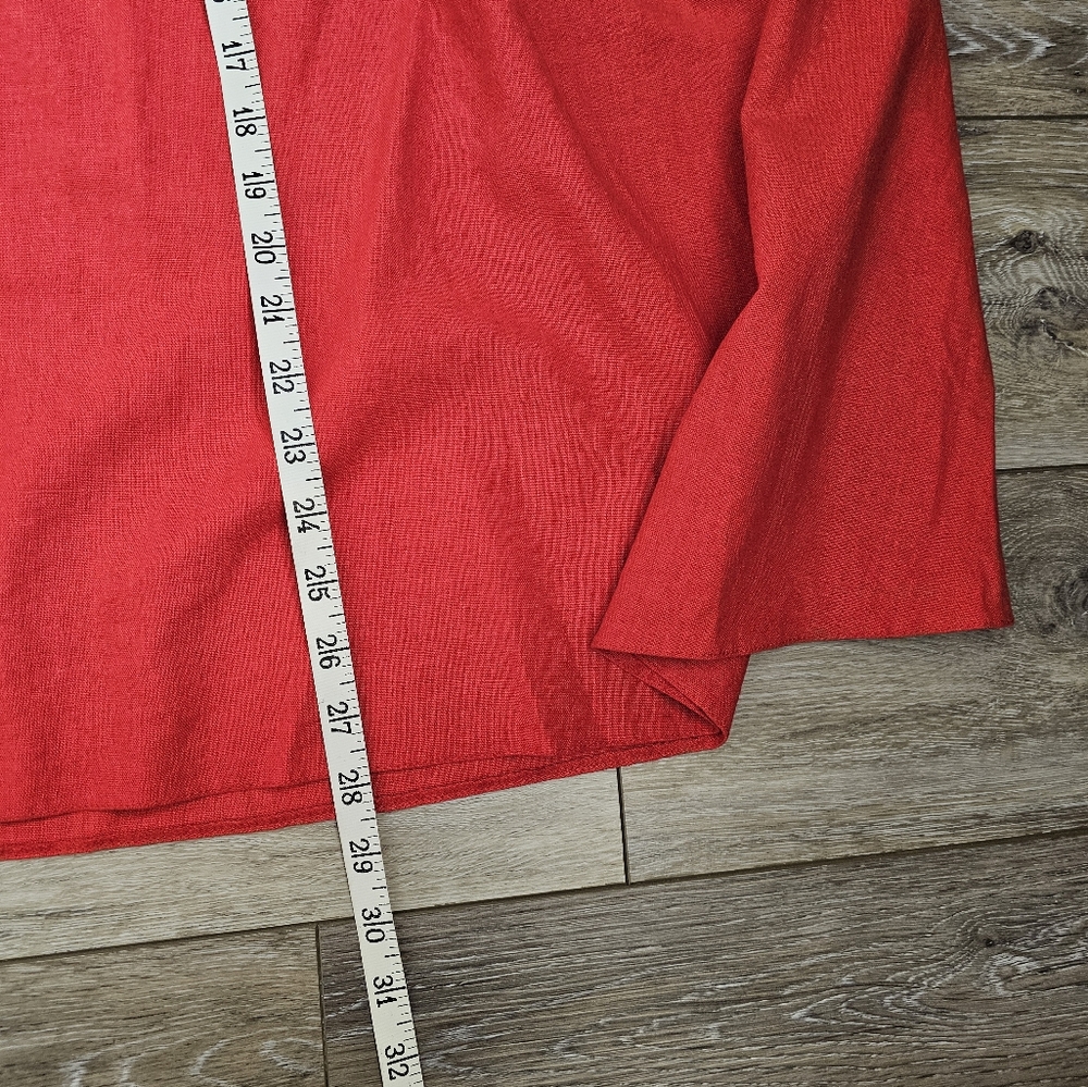 ASOS Red Midi Skirt - Picture 2 of 10
